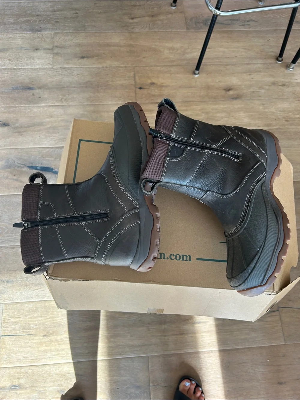 L.L. Bean Brown Waterproof Boots